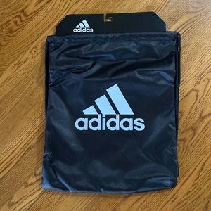 NWT Adidas Black Drawstring Bag